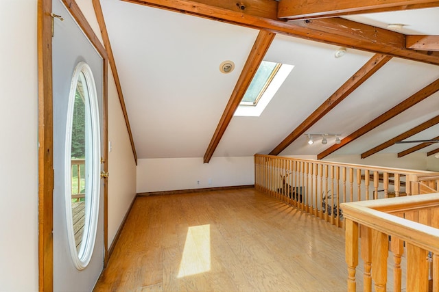 5141 Tranham Rd, Whites Creek, TN 37189 - bonus room featuring a skylight and light wood-style floors