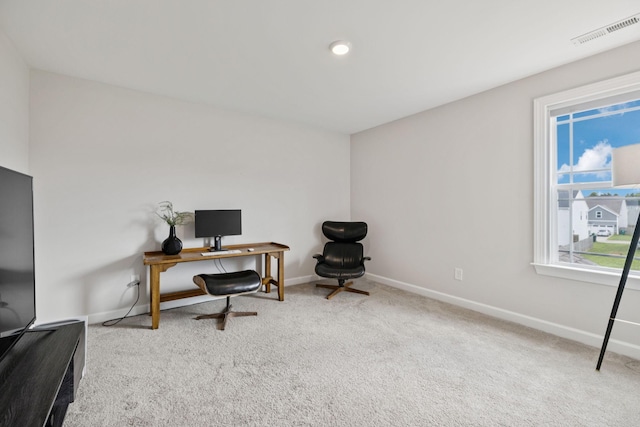 9007 Outpost Dr, Spring Hill, TN 37174 - carpeted home office with baseboards
