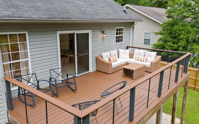 750 S Seminole Dr, Chattanooga, TN 37412 - wooden deck with an outdoor living space