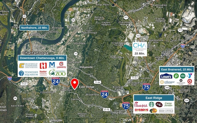 750 S Seminole Dr, Chattanooga, TN 37412 - map of property / related area