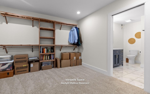 750 S Seminole Dr, Chattanooga, TN 37412 - spacious closet with marble finish floors