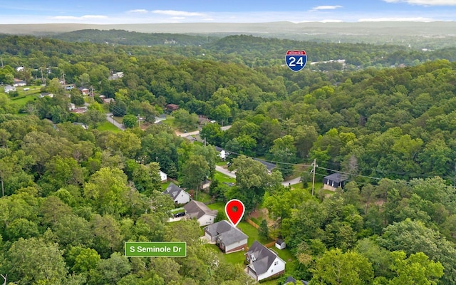 750 S Seminole Dr, Chattanooga, TN 37412 - drone / aerial view of a heavily wooded area