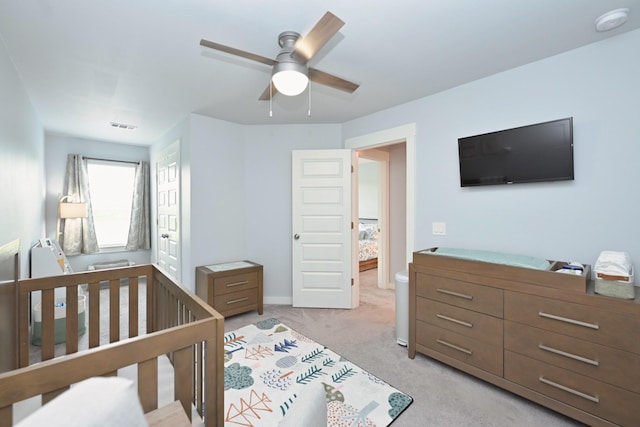 2004 Hardwick Ln, Gallatin, TN 37066 - bedroom featuring light colored carpet and ceiling fan