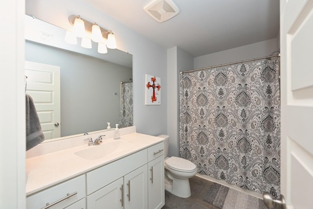2004 Hardwick Ln, Gallatin, TN 37066 - bathroom with vanity, tile patterned flooring, and curtained shower