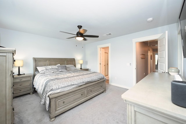 2004 Hardwick Ln, Gallatin, TN 37066 - bedroom with light colored carpet and a ceiling fan