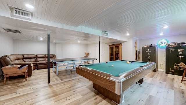 400 Westland Dr, Lebanon, TN 37087 - game room featuring light wood-style flooring and billiards table
