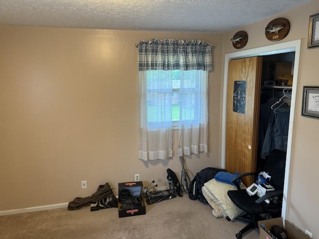 2503 Hickory Dr, Springfield, TN 37172 - carpeted bedroom featuring a closet and a textured ceiling
