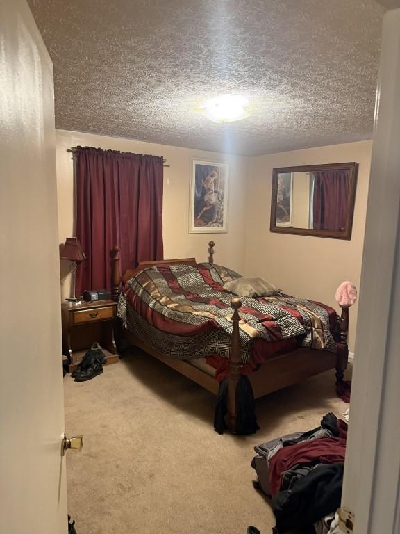 2503 Hickory Dr, Springfield, TN 37172 - carpeted bedroom with a textured ceiling
