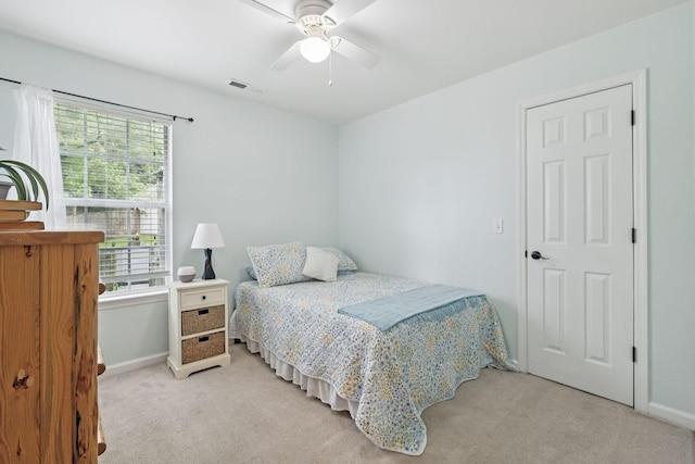 4012 Amber Way, Spring Hill, TN 37174 - carpeted bedroom featuring multiple windows and ceiling fan