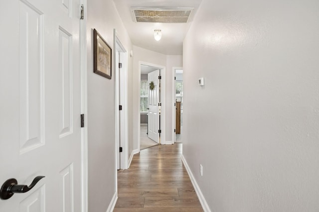 4012 Amber Way, Spring Hill, TN 37174 - hall with wood finished floors and baseboards