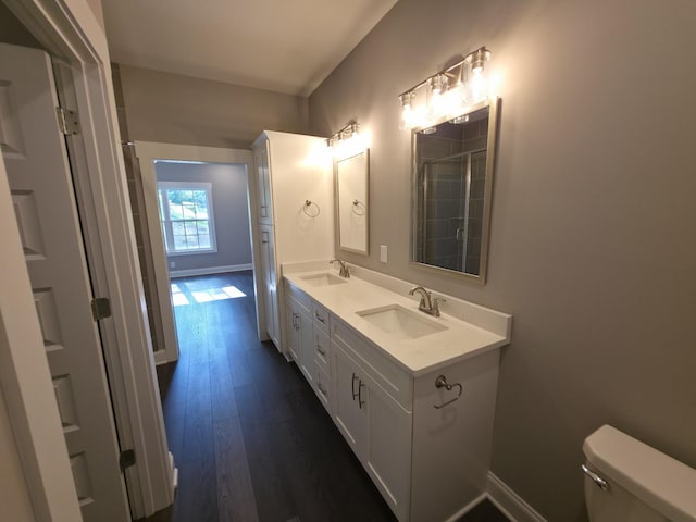 280 Turkey Crossing Ct, Clarksville, TN 37043 - full bath featuring double vanity, wood finished floors, and a shower