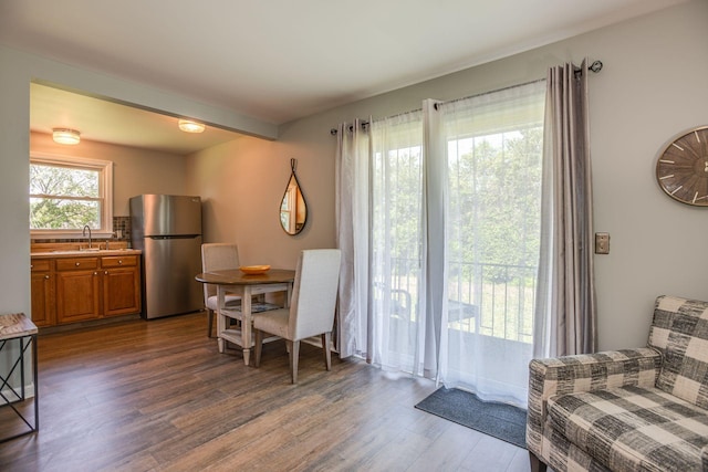 613 Hillsboro Rd Unit D27, Franklin, TN 37064 - dining room with dark wood finished floors