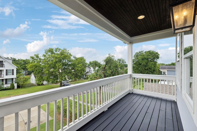 4704B Michigan Ave, Nashville, TN 37209 - view of wooden deck