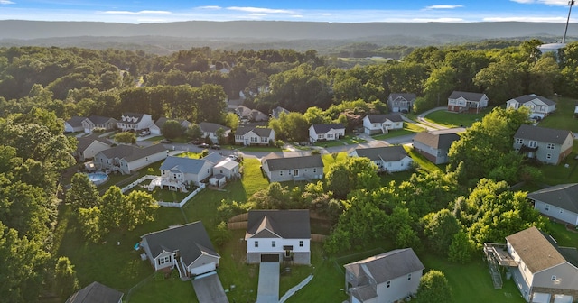 9407 Hackberry Ln, Soddy Daisy, TN 37379 - aerial overview of property's location featuring nearby suburban area