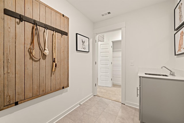 582 Gingerwood Ln, Hendersonville, TN 37075 - hall featuring light tile patterned floors and light colored carpet