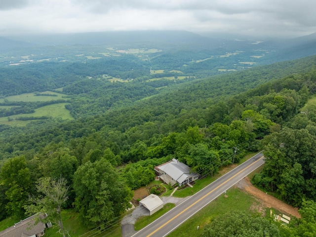 9311 Scenic Hwy, Lookout Mountain, GA 30750 - drone / aerial view of a heavily wooded area