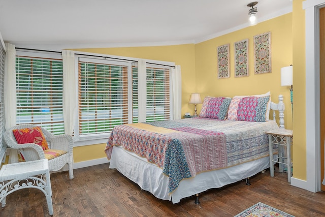 9311 Scenic Hwy, Lookout Mountain, GA 30750 - bedroom featuring wood finished floors and ornamental molding