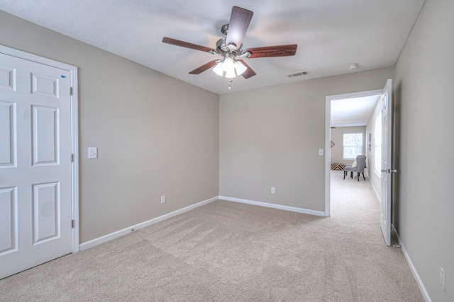 5451 Middlebury Dr, Murfreesboro, TN 37128 - carpeted spare room with a ceiling fan and a smoke detector