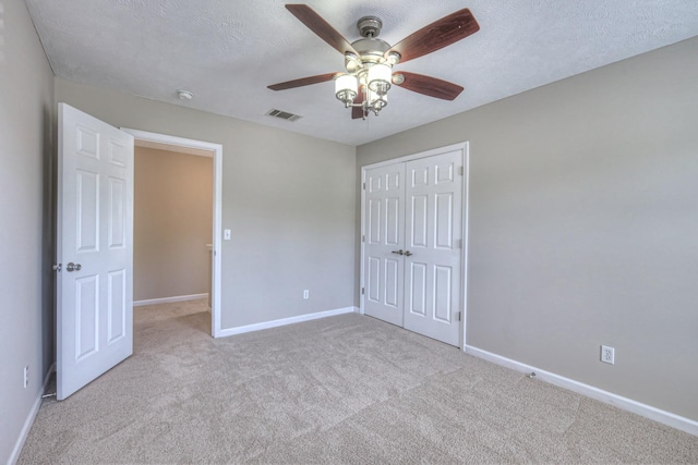 5451 Middlebury Dr, Murfreesboro, TN 37128 - unfurnished bedroom featuring carpet flooring, a closet, and ceiling fan