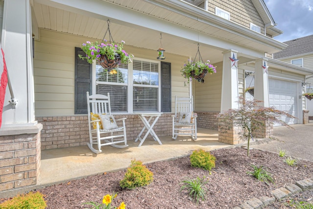 5451 Middlebury Dr, Murfreesboro, TN 37128 - entrance to property featuring covered porch, driveway, and brick siding