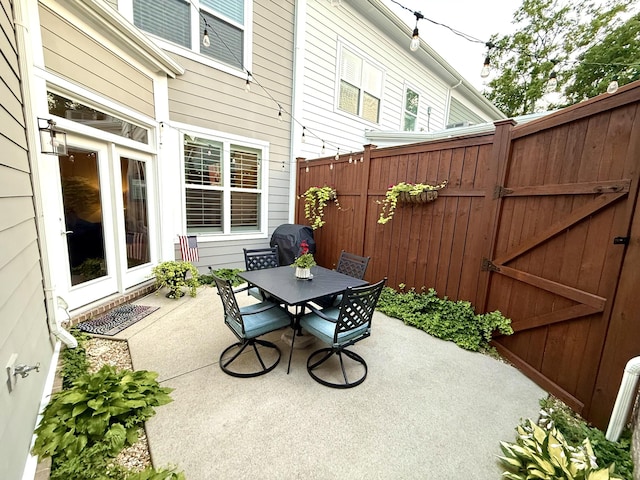7040 Wenlock Ln, Franklin, TN 37064 - view of patio featuring outdoor dining area and grilling area