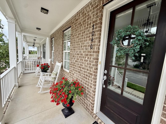7040 Wenlock Ln, Franklin, TN 37064 - view of covered porch