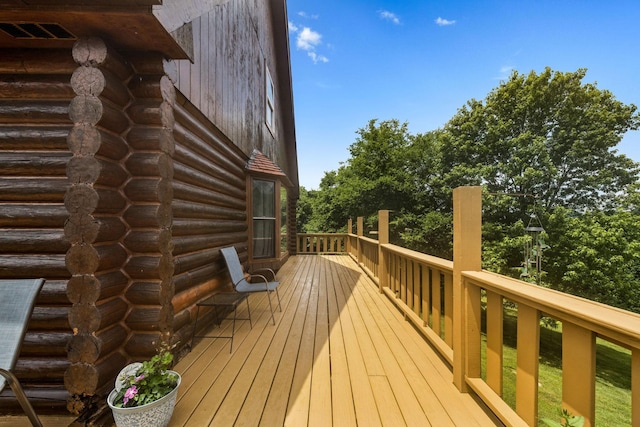32 Morris Ln, Pleasant Shade, TN 37145 - view of wooden deck