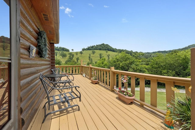 32 Morris Ln, Pleasant Shade, TN 37145 - view of wooden terrace