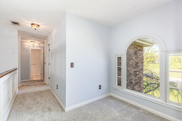 1622 Hickory Valley Rd, Lebanon, TN 37087 - hallway with light colored carpet and baseboards