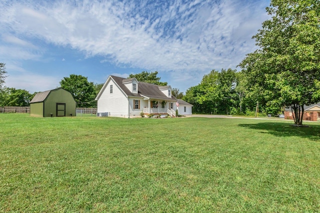 1511 Bridle Ln, Chapel Hill, TN 37034 - view of yard featuring a storage unit