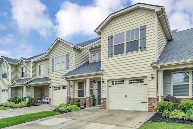 4418 Prometheus Way, Murfreesboro, TN 37128 - view of front facade featuring concrete driveway, a garage, and a shingled roof