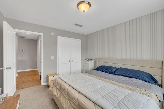 4418 Prometheus Way, Murfreesboro, TN 37128 - bedroom with light carpet and a closet