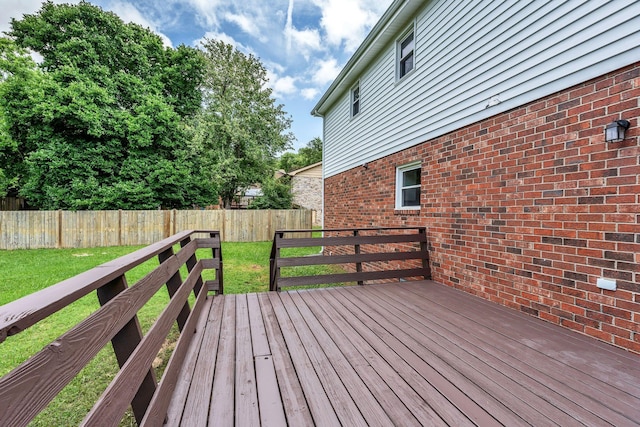 545 Old Lebanon Dirt Rd, Hermitage, TN 37076 - wooden terrace featuring a fenced backyard