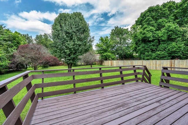 545 Old Lebanon Dirt Rd, Hermitage, TN 37076 - wooden terrace featuring a fenced backyard