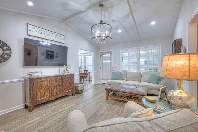 943 E Northfield Blvd, Murfreesboro, TN 37130 - living area with wood finished floors, a chandelier, recessed lighting, and wainscoting