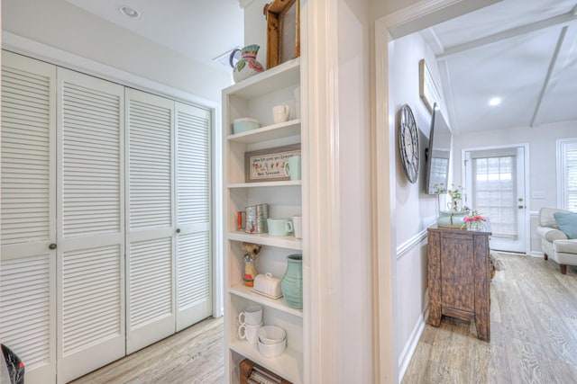 943 E Northfield Blvd, Murfreesboro, TN 37130 - hallway featuring wood finished floors