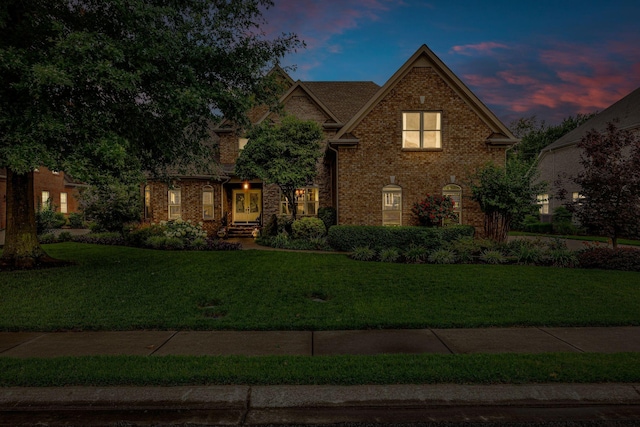 2711 Crowne Pointe Dr, Murfreesboro, TN 37130 - view of front of home with a front lawn and brick siding