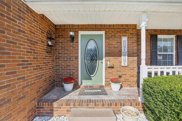 1287 Cheryl Ct, Clarksville, TN 37042 - doorway to property with a porch and brick siding