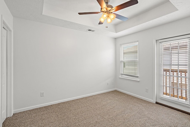 164 Ramsden Ave, La Vergne, TN 37086 - carpeted spare room with a raised ceiling and a ceiling fan