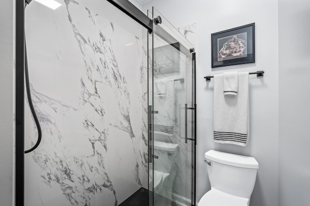 7871 Oscar Green Rd, Primm Springs, TN 38476 - full bathroom with toilet and a marble finish shower