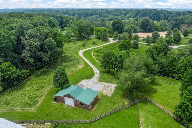 7871 Oscar Green Rd, Primm Springs, TN 38476 - aerial view of a forest