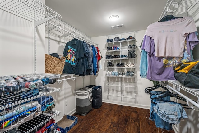 7871 Oscar Green Rd, Primm Springs, TN 38476 - spacious closet featuring wood finished floors