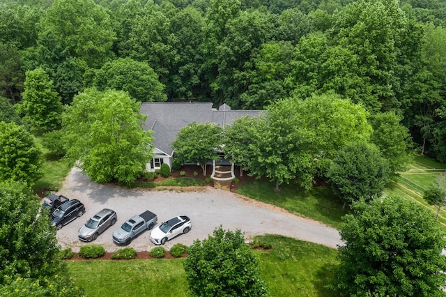 7871 Oscar Green Rd, Primm Springs, TN 38476 - aerial view of property and surrounding area with a forest