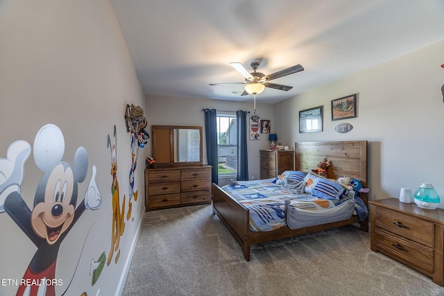 102 Chaseberry Rd, Oak Ridge, TN 37830 - bedroom featuring carpet floors and ceiling fan