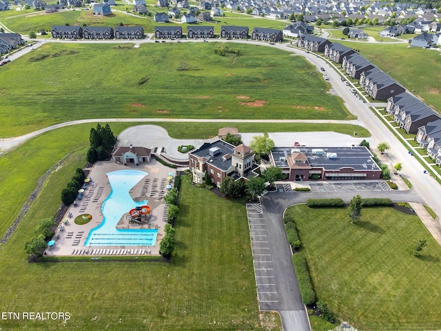 102 Chaseberry Rd, Oak Ridge, TN 37830 - drone / aerial view of a pool area