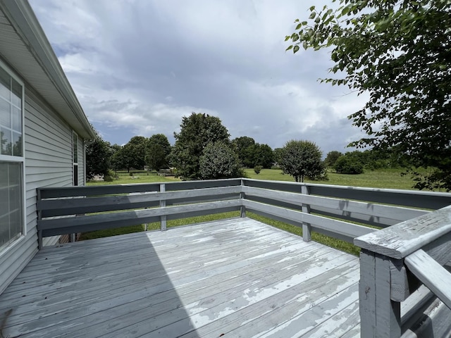 107 Cascade Ln, Bell Buckle, TN 37020 - wooden deck featuring view of scattered trees