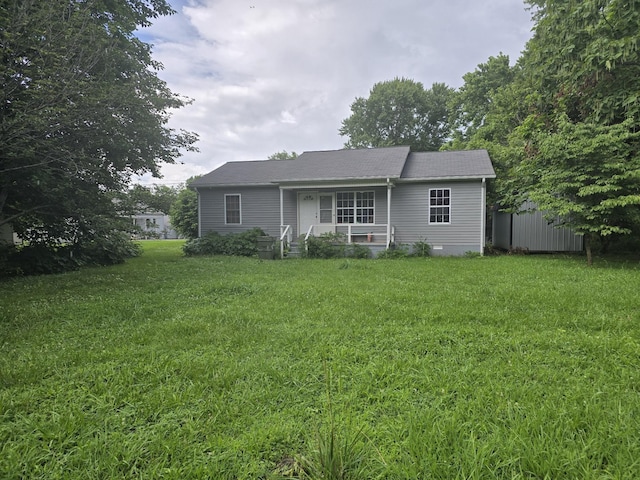 506 3rd St, Lawrenceburg, TN 38464 - rear view of property featuring a yard and a porch