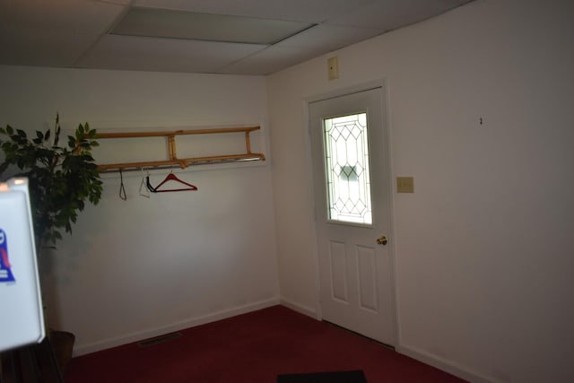742 Lancaster Hwy, Lancaster, TN 38569 - entryway featuring a drop ceiling