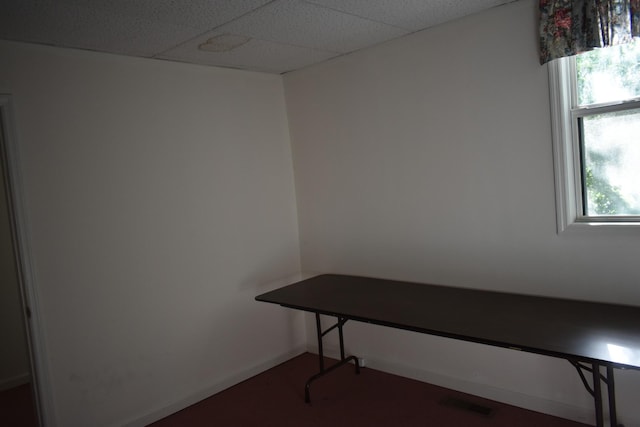 742 Lancaster Hwy, Lancaster, TN 38569 - unfurnished office featuring a paneled ceiling