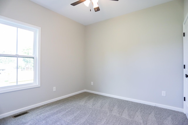 505 Depot St, Chapel Hill, TN 37034 - carpeted empty room featuring ceiling fan and healthy amount of natural light